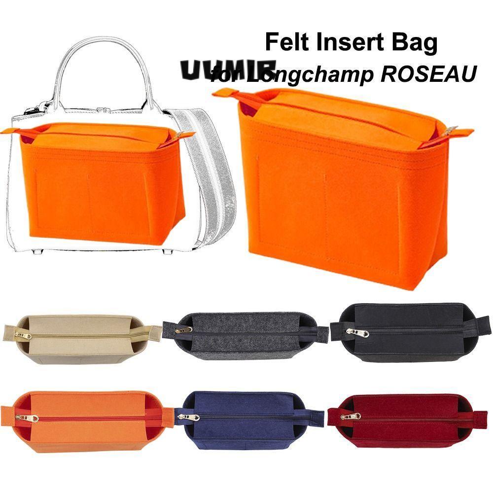 UUMIR  กระเป๋าผ้าสักหลาด มีหลายช่อง สําหรับใส่จัดเก็บของ Longchamp LE PLIAGE ROSEAU