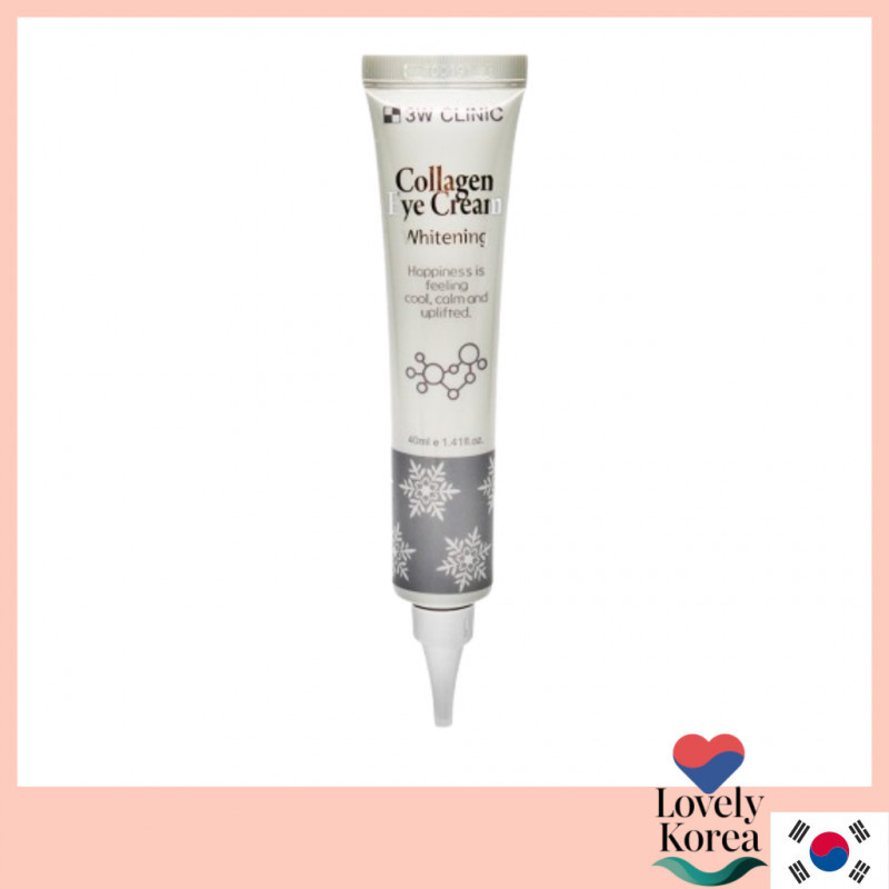 [3W CLINIC] Collagen Eye Cream 40ml – Firming Eye Cream for Fine Lines, Wrinkles & Elasticity