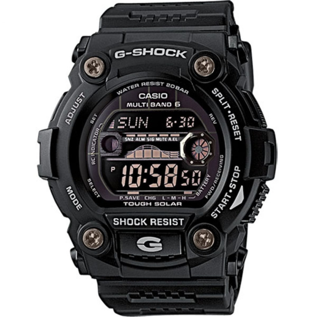 นาฬิกาข้อมือผู้ชาย CASIO G-SHOCK รุ่น GW-7900B-1ER ระบบโซลาร์และวิทยุ สีดำ