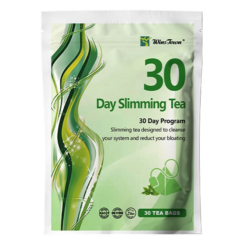 Wins Town 30 Day Slimming Tea ชาไขมันลดน้ําหนักหน้าท้องแบน 6O6M