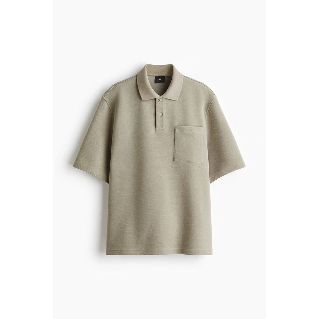 H&M قميص بولو رجالي واسع — صورة 3