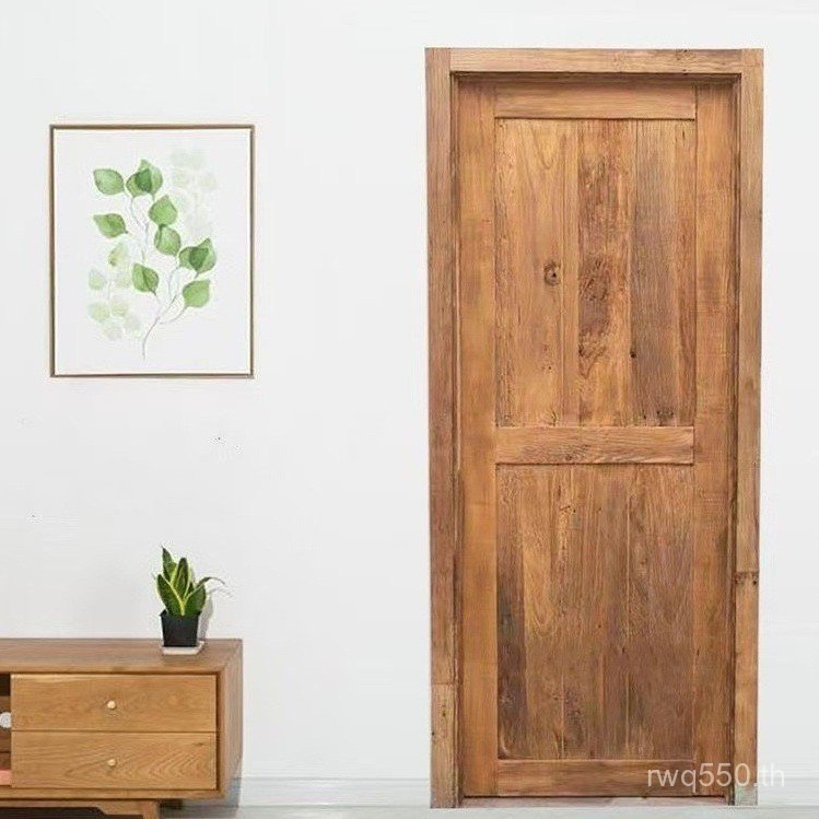 ฝาครอบลานเก่า Elm ประตู Entrance ประตูไม้เนื้อแข็งประตู Windows B & B Shop ประตูบาร์ในครัวเรือนโบราณ