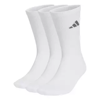 adidas ไลฟ์สไตล์ ถุงเท้ารองรับแรงกระแทกความยาวครึ่งแข้ง SPORTSWEAR (3 คู่) Unisex สีขาว KR7118