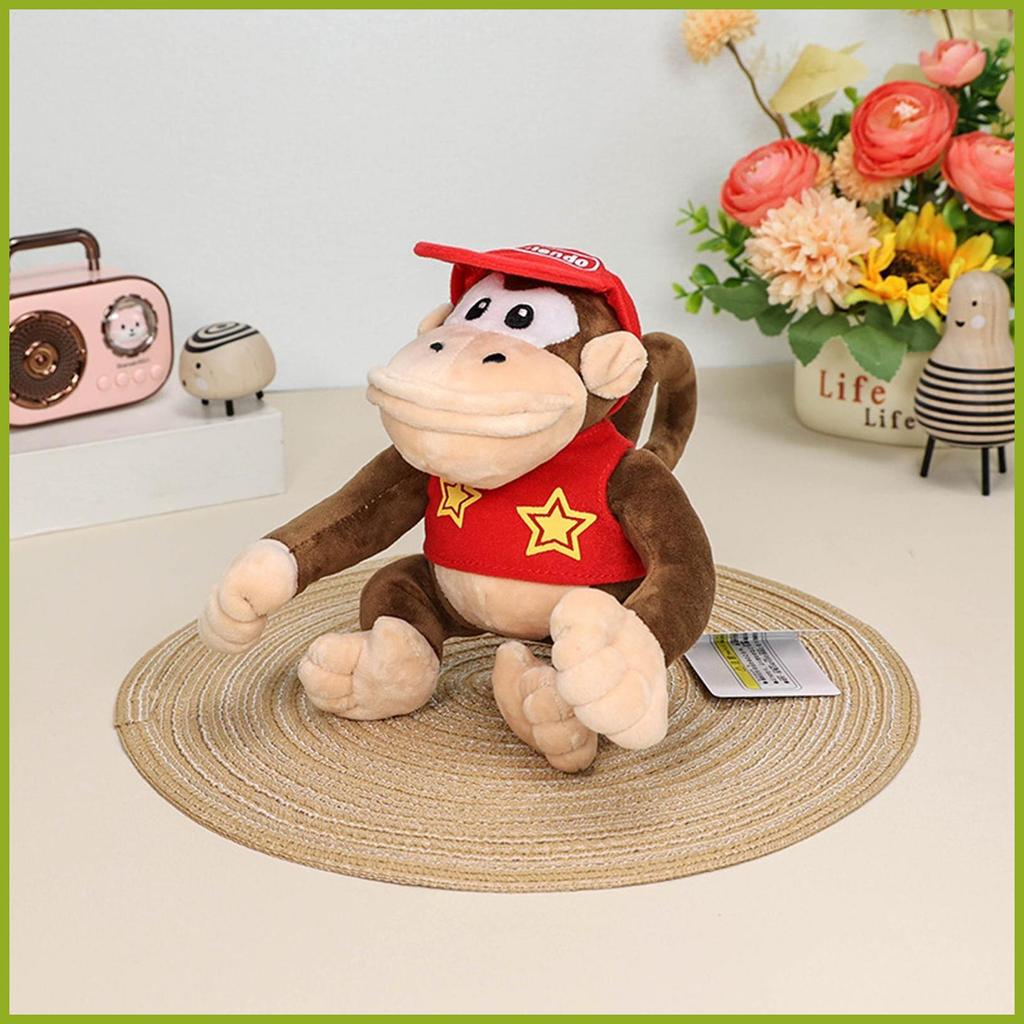 สําหรับDiddy Kongตุ๊กตาลิงตุ๊กตาสัตว์ตุ๊กตาหมอนนุ่มลิงตุ๊กตาของเล่นสําหรับเด็กผู้ใหญ่เด็กผู้หญิงเด็ก