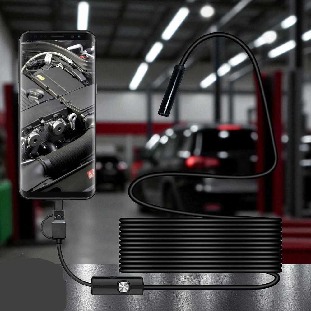 ANTOOTAN 3in1 กล้อง Endoscopic อุตสาหกรรม Micro USB 480p - AN98