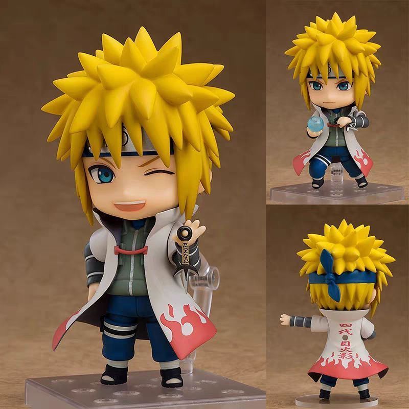 ดินเหนียวเวอร์ชั่น Q Naruto Shippuden 1524#波风水门四代目木叶可动换装手办模型摆件