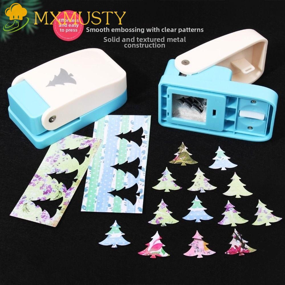 เครื่องเจาะขอบแสตมป์ MXMUSTY ลายนูน ทําเอง สร้างสรรค์|Punches Maker Handmade ขนาดใหญ่กระดาษตัดฟัน Puncher Embosser Scrapbooking