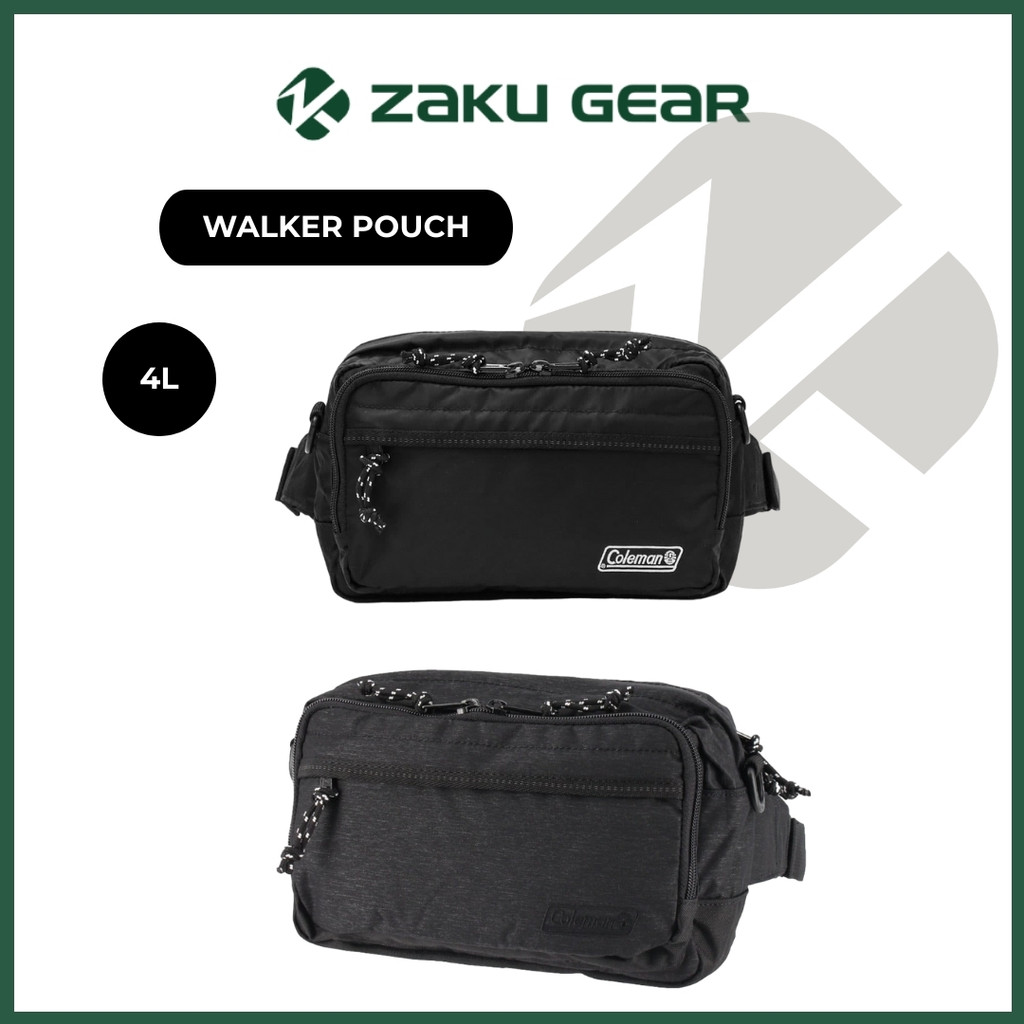 [Coleman] Walker Pouch (4 Litre) Sling Bag Pouch Waist Chest Crossbody Bag - กันน้ําน้ําหนักเบา