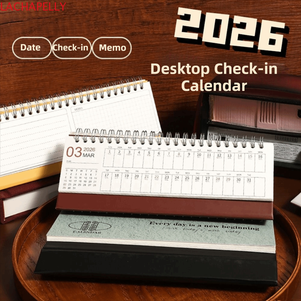 LAEULY Check In Notebook Desktop Decoration Work Study