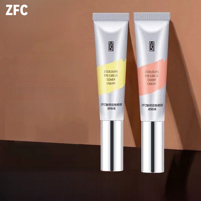 ZFC Two-Color Eye Dark Circles Eye คอนซีลเลอร์ Moisturizing Grooves Face Brightening และ Skin Tone ก