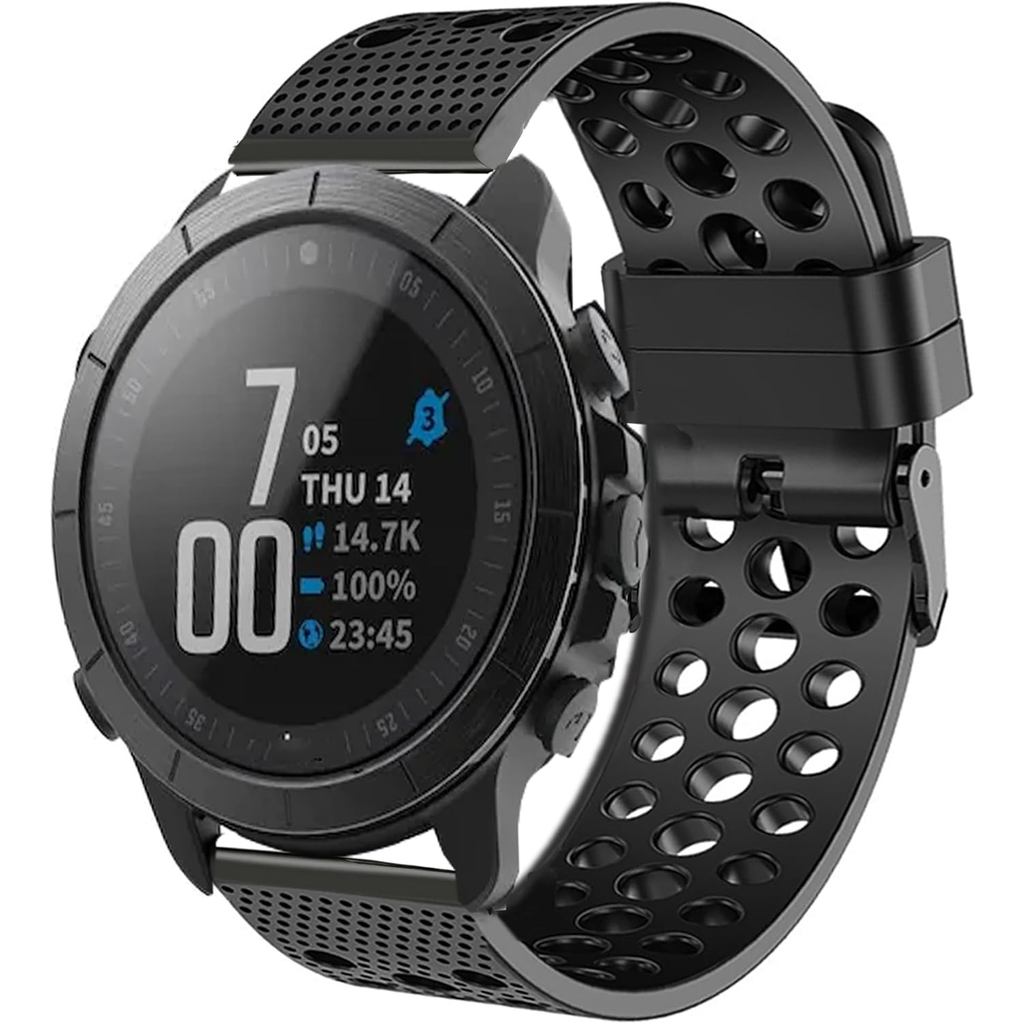 Lamshaw ใช้งานร่วมกับ Wahoo ELEMNT Rival Smartwatch Band, ซิลิโคนเปลี่ยนสายรัดข้อมือสายกีฬาพร้อมหัวเ