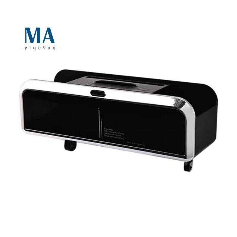 Mayige9xq กล่องทิชชู่ในรถยนต์อเนกประสงค์พร้อมตะขอสําหรับจัดระเบียบ Travel Essentials