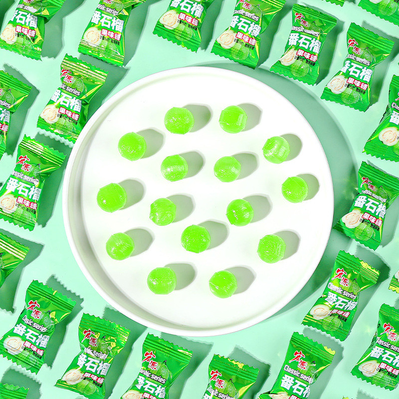 Hongyuan Guava Flavoured Candy 3kg บรรจุภัณฑ์จํานวนมากผลไม้ด้านหน้าโต๊ะ Hospitality Casual Candy Sna
