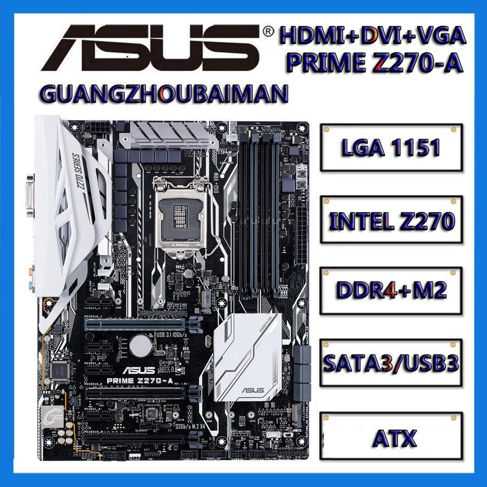 Asus Premium H270-PLUS/Premium Z270-A/P B250 H270 Z270 1151 DDR4 M2 NVME USB3.0