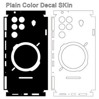 สติกเกอร์สีธรรมดาสําหรับ Nubia Red Magic 11 Pro Back Screen …