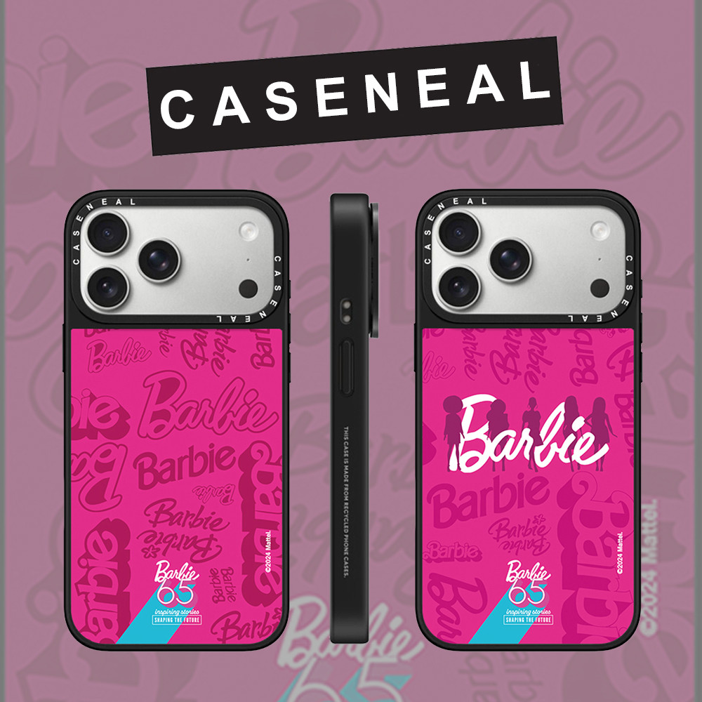 CASENEAL Graffiti Barbie mirror Faceเคสโทรศัพท์สําหรับiPhone 17 Pro Max 16 ProMax 15Pro 14 Plus 13 12 11 โทรศัพท์กันกระแทกขอบนุ่มฮาร์ดป้องกันกรณี ราคา ถูกที่สุด ดีลบีเคเค