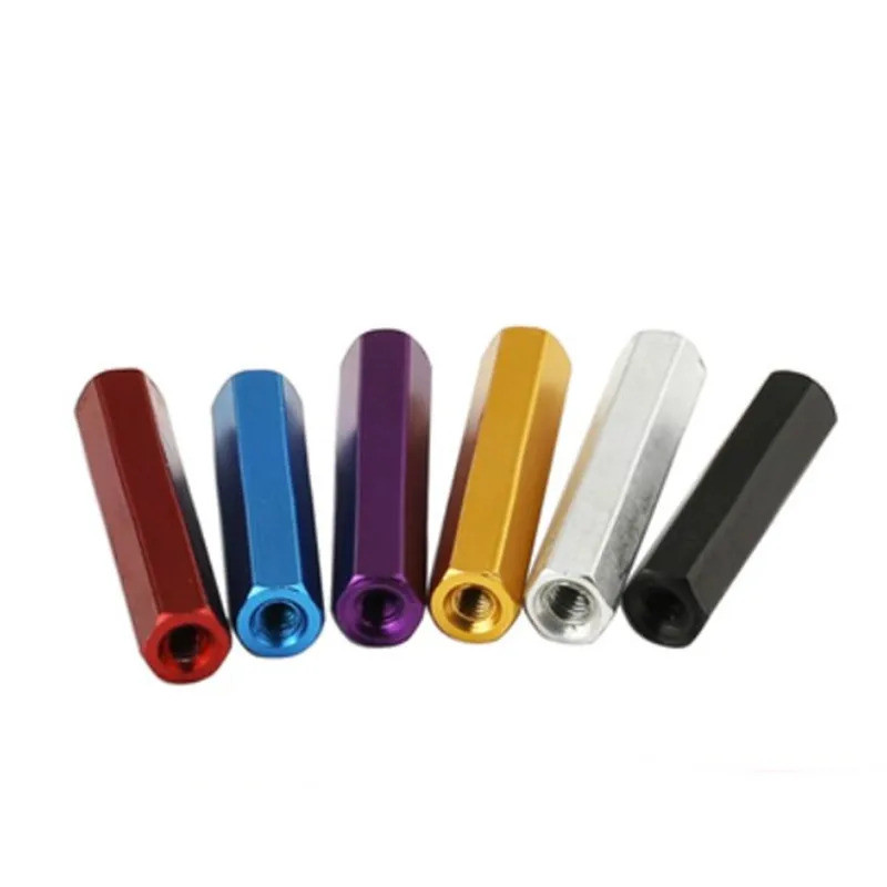 10pcs aluminum hex standoff  m2 M2.5 m3 Aluminum Hex Standoff Spacer For RC Parts