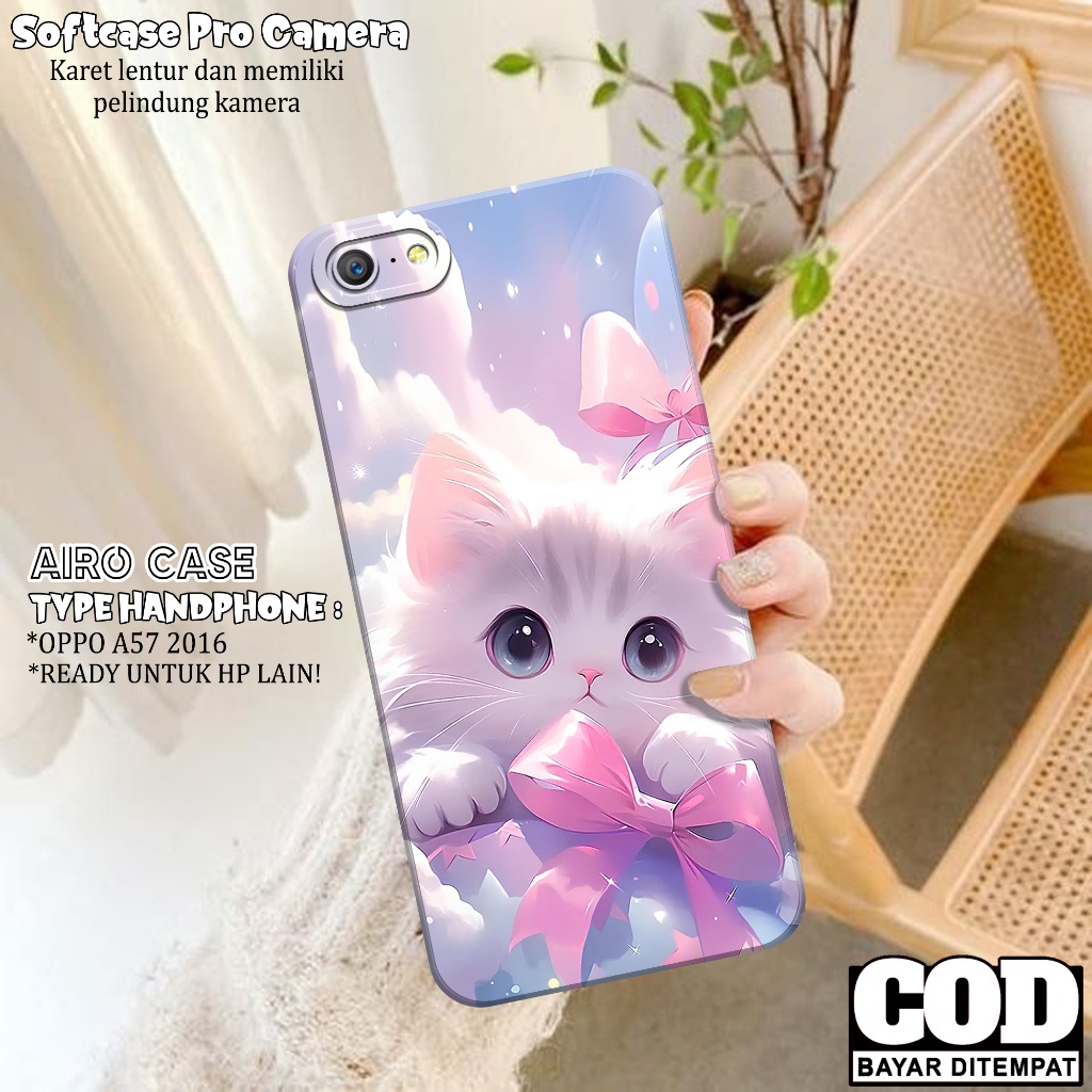 Oppo A57 2016 Softcase Oppo A57 2016 - AIRO CASE - Oppo A57 2016 Phone Case - Phone Silicon - Phone 