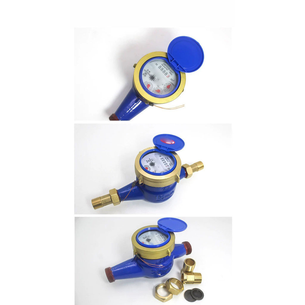 TH Tools  มาตรวัดน้ำ มิเตอร์น้ำปะปา มิเตอร์น้ำ4หุน มิตเตอร์น้ำทองเหลือง โลหะมิเตอร์น้ำปะปาเครื่องวัดน้ำเย็น ขนาด 15 - รูปที่ 7