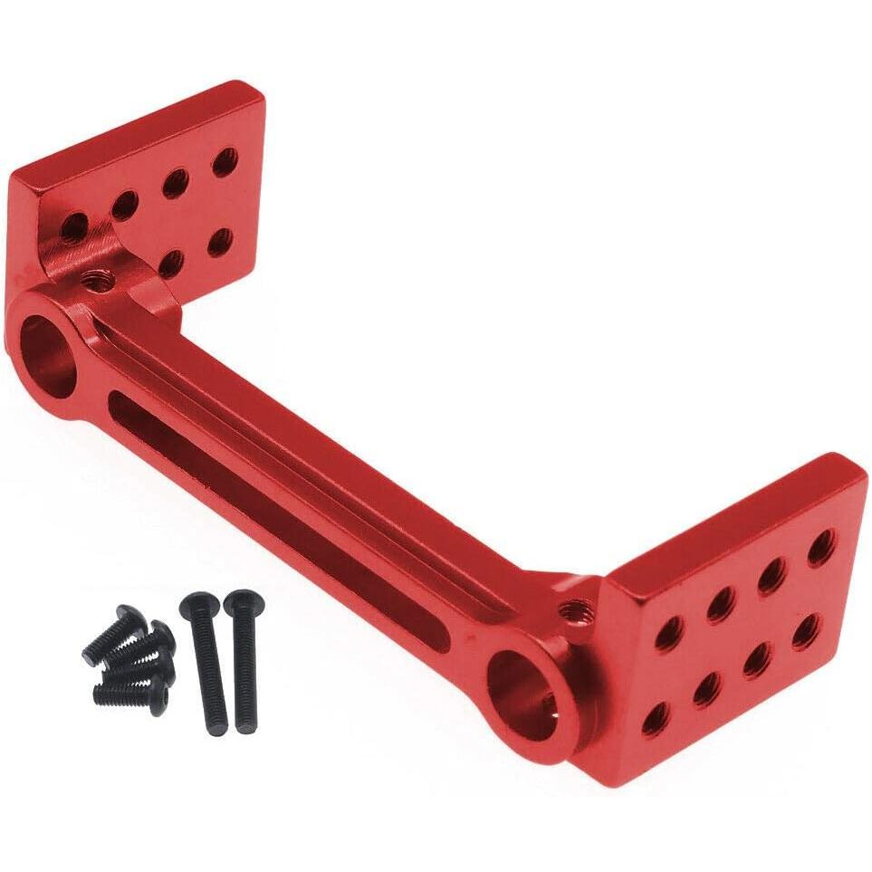 Alloy Bumper Mount Body Mount 138003 for RC Hobby Car RedCat 1/10 Everest Gen7 Pro/Sport(Red)