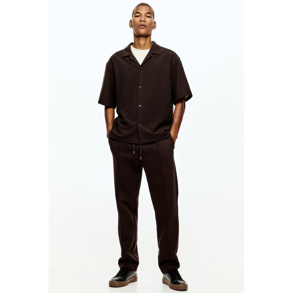 H&M(เอชแอนด์เอ็ม) กางเกงจ็อกเกอร์ทรง Regular Fit แบบ Tailored Men Regular Fit Tailored joggers 1295189_4