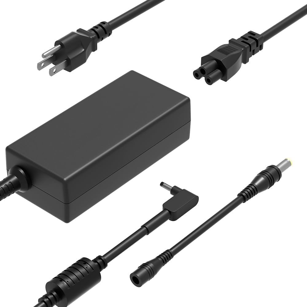 65W 45W AC Charger Compatible with Acer Aspire 3 5 15 14 A315 A314 A317 Vero/Go/Spin 14 15 R15 R14 R