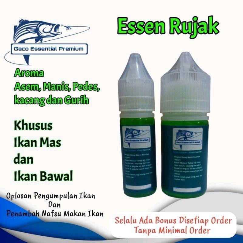 GACO Essen Goldfish และปลาปอมเฟรต ESSEN RUJAK Anti-Zonk 3 - Jaya Gacor Garut