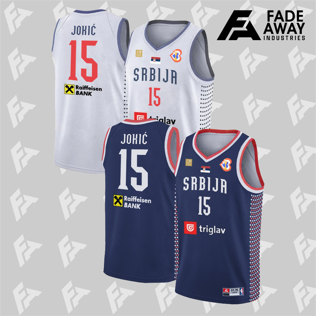 เสื้อบาสเก็ตบอล Nikola JOKIC 15 SRBIJA 2025