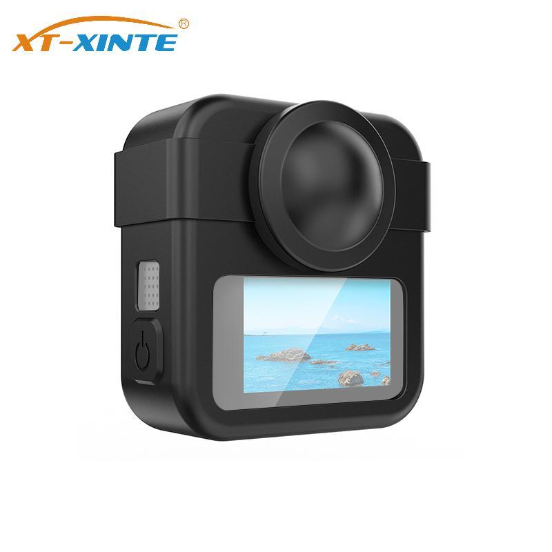 XT-XINTE เคสซิลิโคนป้องกันสําหรับ GoPro Max 2 กันฝุ่นป้องกันหน้าจอฝาครอบเลนส์อุปกรณ์เสริมสําหรับกล้อง Action