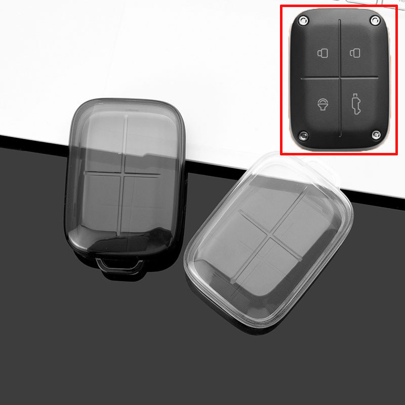สําหรับ Chery ICAR V23 Clear TPU นุ่มกุญแจรถ Cove key รถ Accesorios