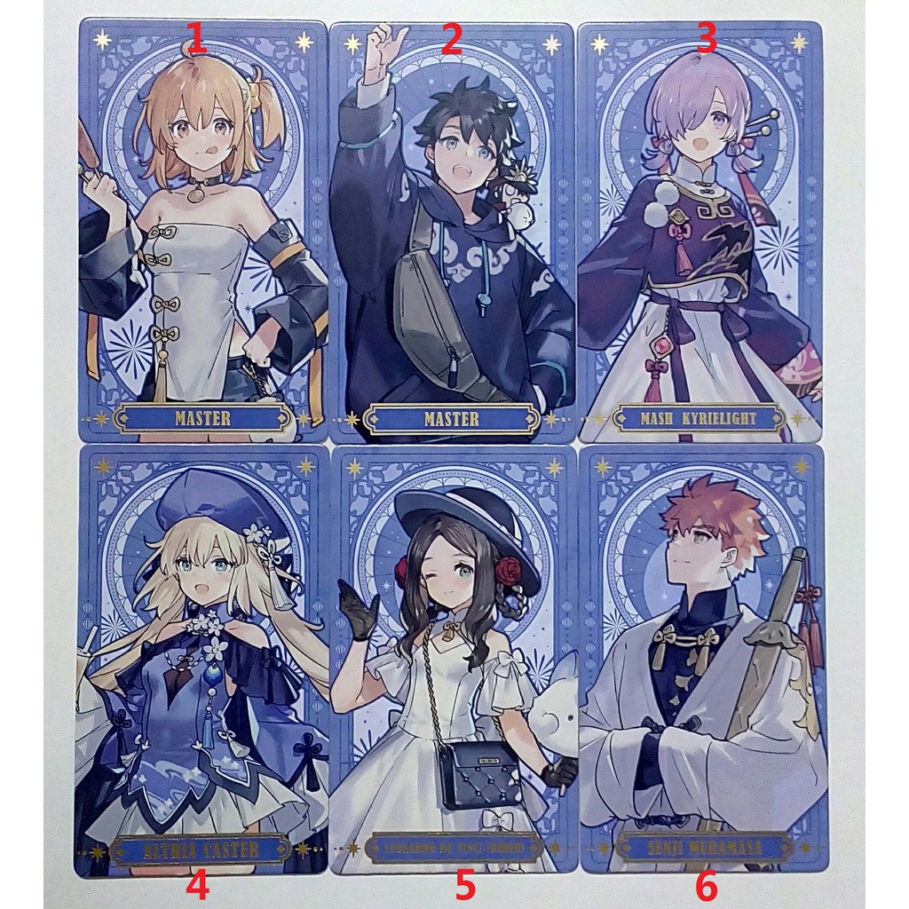 สต็อกพร้อมของแท้ FGO6 Anniversary FES2022 Character Etarot Card Single Out Cuckoo Matthew C Daigou
