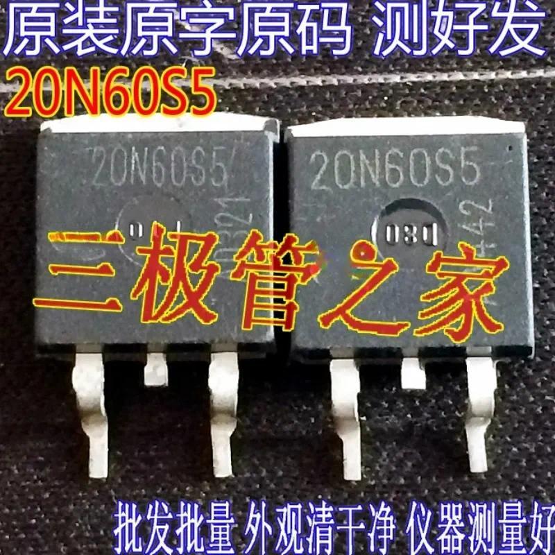 10PCS Used & Not NEW & ส่งหลังจากวัดต้นฉบับนําเข้า SPB20N60S5 20N60S5 20N60C3 TO-263 patch, ทรานซิสเ