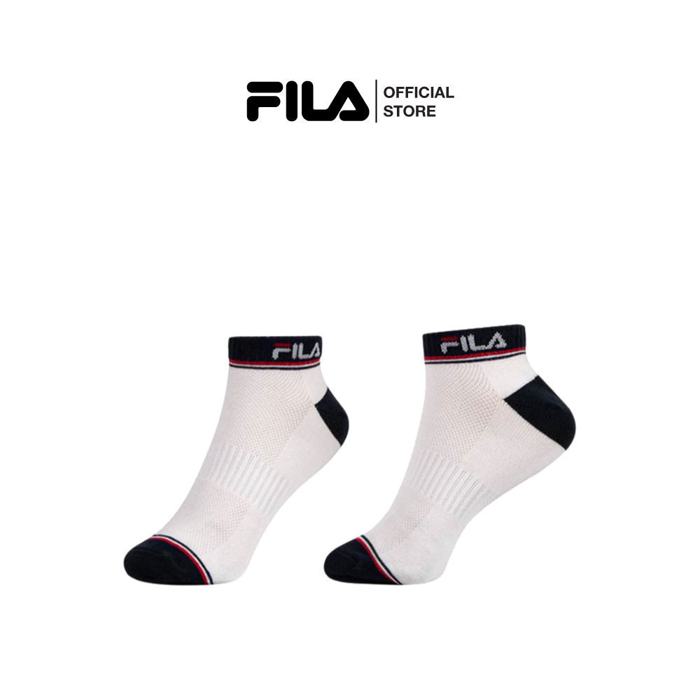 [โค้ดลด 50%*] FILA ถุงเท้าผู้ใหญ่ EDGE รุ่น RSCT230103U - WHITE NAVY
