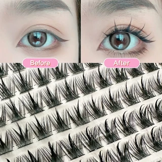 Eyelash Extension 10D/20D/30D/40D 9-16 มม.DIY ขนตาปลอมแบบช่อ สำหรับแ ขนตาปลอมแบบช่อ สำหรับแต่งหน้า ดูเป็นธรรมชาติ ใช้ซ้ำ