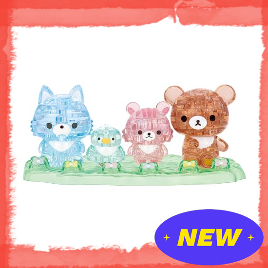 Direct From Japan Beverly 76 pieces, crystal puzzle, Chiroko Bear and Friends 50315.