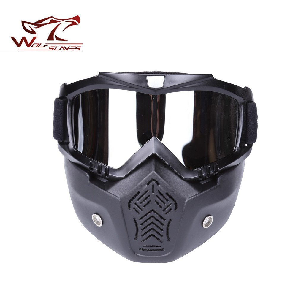 หน้ากากรถจักรยานยนต์ Harley FJ05-3 Sandproof & Windproof สำหรับการขี่ Off-Road และกลางแจ้ง