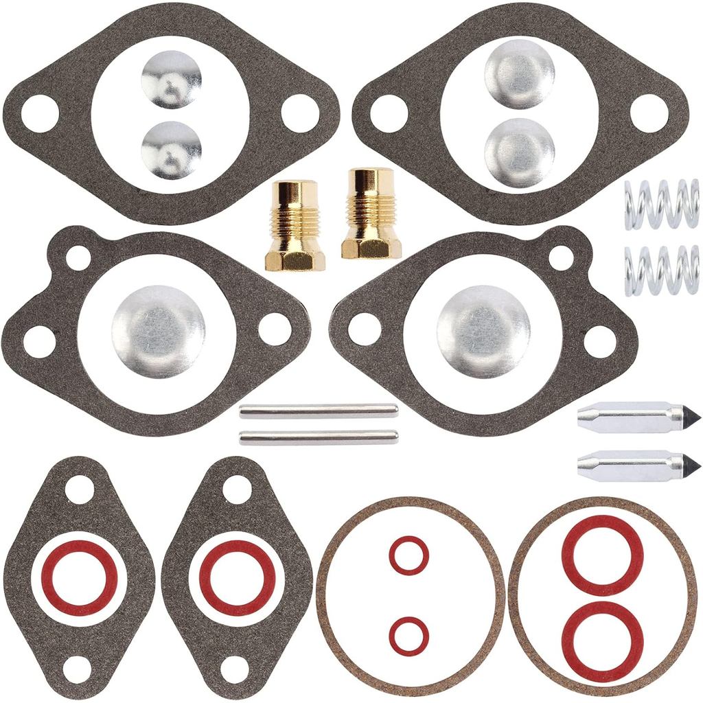 2 ชิ้นคาร์บูเรเตอร์สร้างใหม่ชุดซ่อมเข้ากันได้กับ 18-7037 FK10004 FK10005 FK10007 FK10008 FK10027 FK1