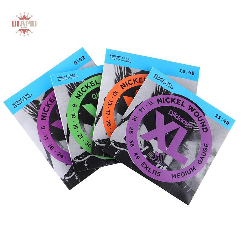 [Yulong] EXL110 EXL115 EXL120 EXL130 XL สายกีตาร์ไฟฟ้าแผลกลมนิกเกิล KKY