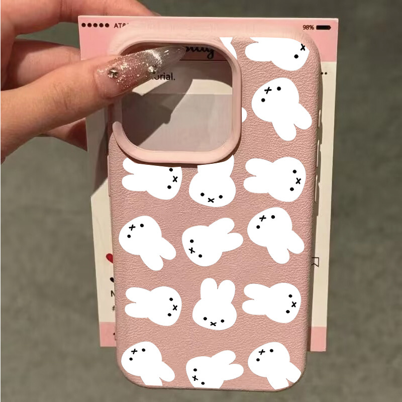 SAMSUNG สําหรับSamsung Galaxy S26 S25 FE S25 S24 S23 S22 S21 Ultra Plus S24 FE S25Ultra S25 + S24 + ฝาครอบLicheyรูปแบบนุ่มMiffy Bowน่ารัก ราคา ถูกที่สุด ดีลบีเคเค แกลเลอรีภาพที่ 5