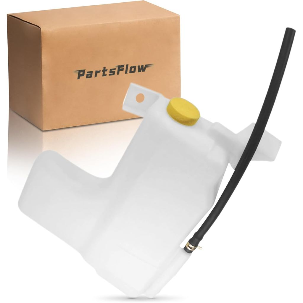 PartsFlow Coolant Reservoir Tank W/Cap & Pipe ใช้งานร่วมกับ 1998-2015 Nissan Frontier 2000-2005 Niss