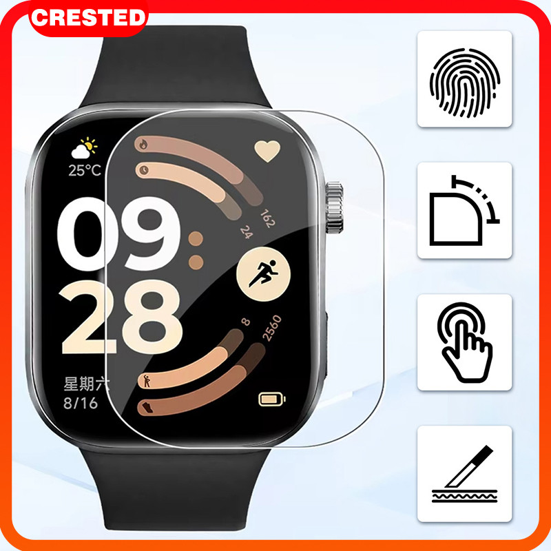 ฟิล์มป้องกันหน้าจอ TPU อ่อน แก้วนิรภัย for Redmi Watch 6 / 5 Lite / 5 Active / 5 / 4 / 3 Lite 3 Active ฟิล์มเต็มรูปแบบ