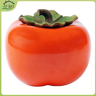 ฉ&โอ ลูกพลับกาน้ําชาครัวเรือนเซรามิกเครื่องเทศถังเก็บเครื่อง…