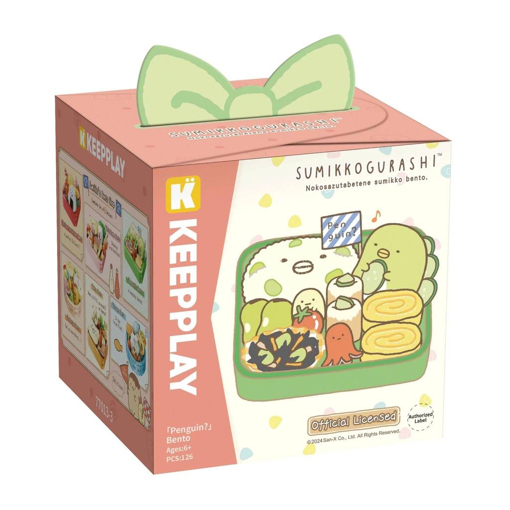 KEEPPLAY Sumikko Bento 77013-5 (Neko) สําหรับเด็กอายุตั้งแต่ 6 ปี น่ารักสุด ๆ