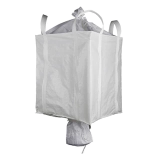 Big bag ถุงบิ๊กแบ๊ค ปากกระโปรง-ก้นแบน ไซต์จัมโบ้ ขนาดใหญ่ แบบกระสอบ 90*90*110 cm บรรจุได้ 1,496 กก.