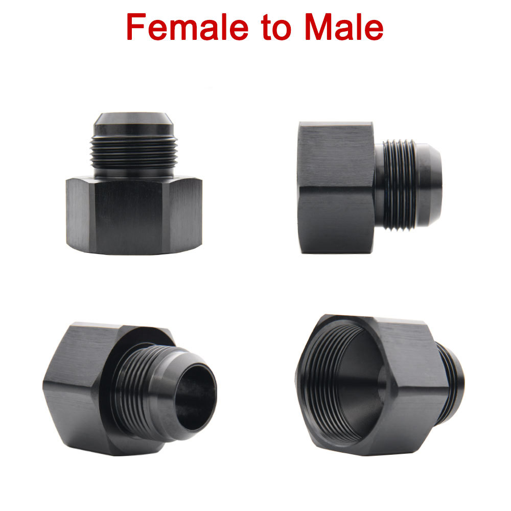 ข้อต่ออะแดปเตอร์อะแดปเตอร์ข้อต่อขยายฟิตติ้งเกลียวลดAN3 AN4 AN6 AN8 AN10 AN12 AN16 AN20เกลียวตัวเมีย 