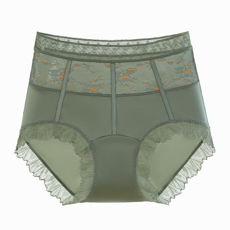 【Natury】เอวสูงผูกผ้าไหมซาตินกางเกงในสตรี, 7A Polylactic Acid Crotch ลูกไม้สามเหลี่ยมกางเกง PT2443 ราคา ถูกที่สุด ดีลบีเคเค แกลเลอรีภาพที่ 7
