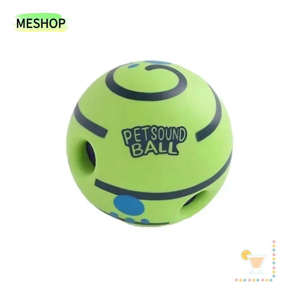 MESHOPTH Wobble Wag Giggle Ball, Non-Ment Pet Squeakers ของเล่นสุนัข,ม้วนไม่มีแบตเตอรี่ที่จําเป็นตลก