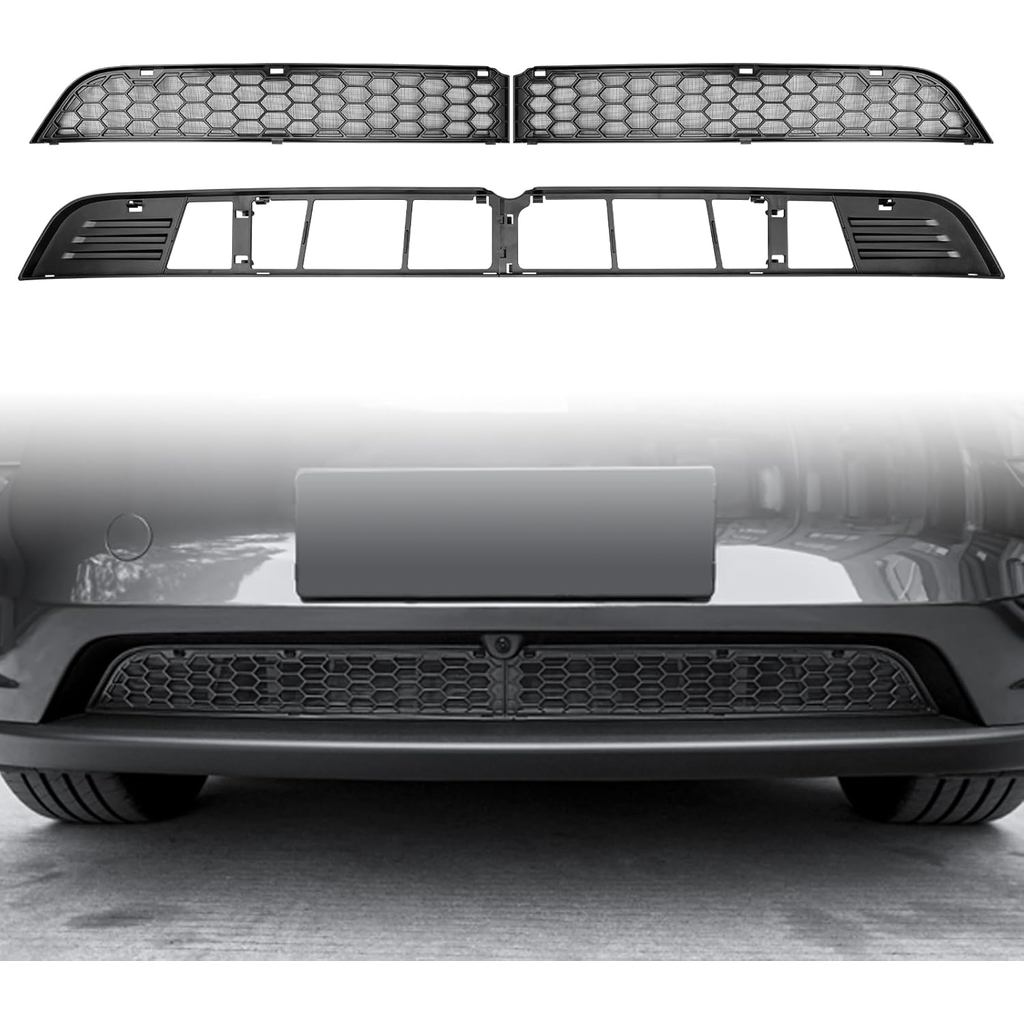 Grille Mesh Inserts for 2025-2026 Tesla New Model Y Front Air Inlet Vent Grille Cover Replacement fo