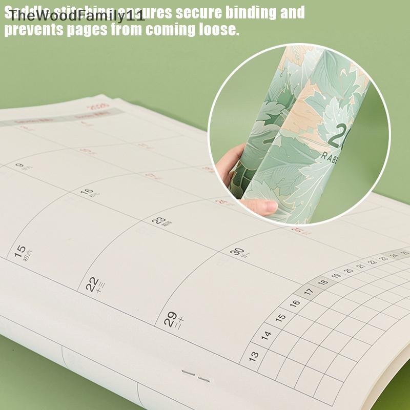 TT 2026 Calendar Planners รายปี 365 วันประสิทธิภาพโน้ตบุ๊ครายเดือนไดอารี่ Journals Weekly Goal Habit