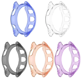 กรณี TPU โปร่งใส for Garmin Forerunner 165/Forerunner 165 Music ป้องกัน Gores เชลล์ป้องกันหน้าจออ่อนกรอบฝากกันชน